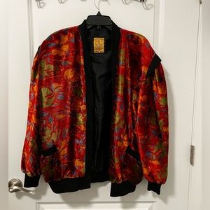 Velvet Varsity Jacket